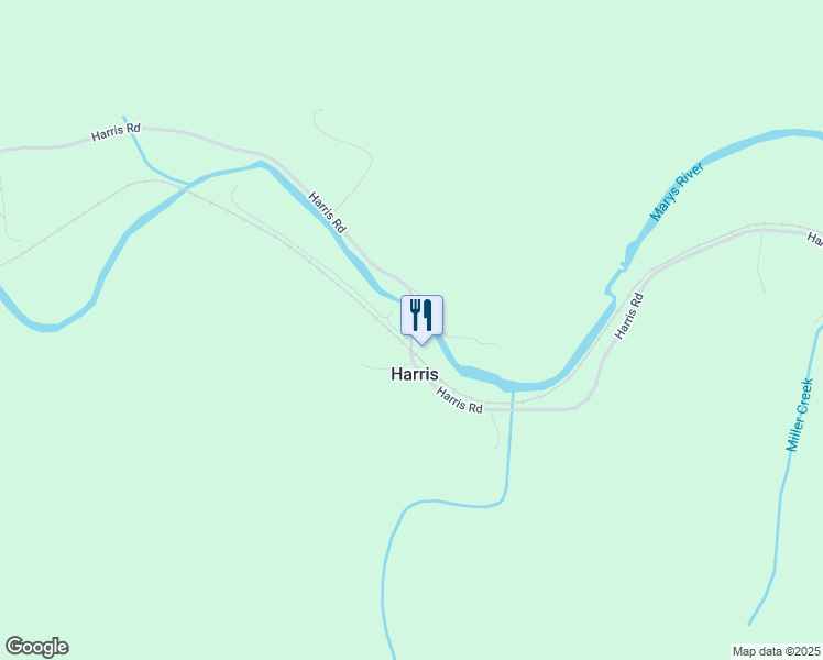 map of restaurants, bars, coffee shops, grocery stores, and more near 22930 Harris Road in Philomath