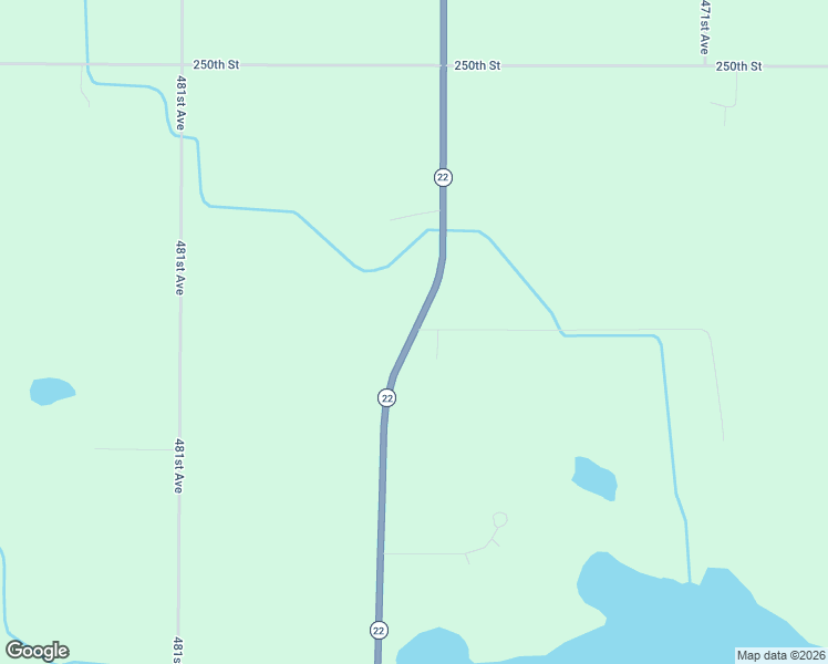 map of restaurants, bars, coffee shops, grocery stores, and more near 25601 Minnesota 22 in Gaylord