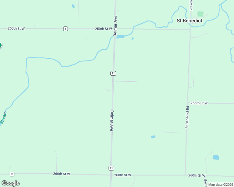 map of restaurants, bars, coffee shops, grocery stores, and more near 25291 Delmar Avenue in New Prague