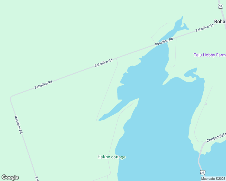 map of restaurants, bars, coffee shops, grocery stores, and more near Cedar Bay Road in Brechin