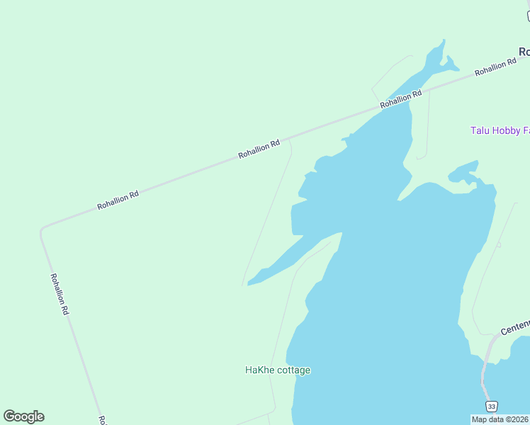 map of restaurants, bars, coffee shops, grocery stores, and more near Cedar Bay Road in Brechin