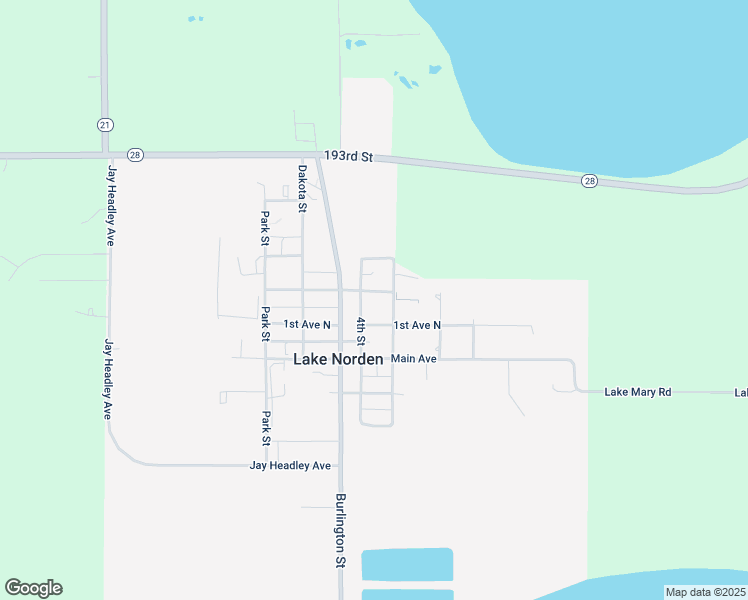 map of restaurants, bars, coffee shops, grocery stores, and more near 700-798 2nd Avenue North in Lake Norden