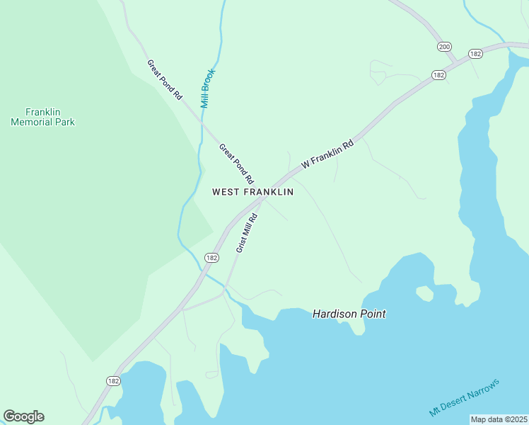 map of restaurants, bars, coffee shops, grocery stores, and more near 2 Grist Mill Road in Franklin