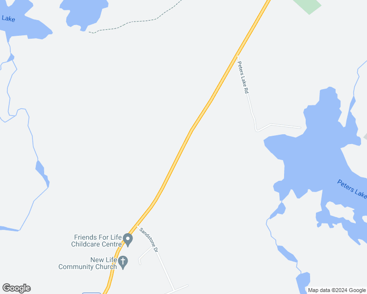 map of restaurants, bars, coffee shops, grocery stores, and more near 1550 Prospect Road in Hatchet Lake