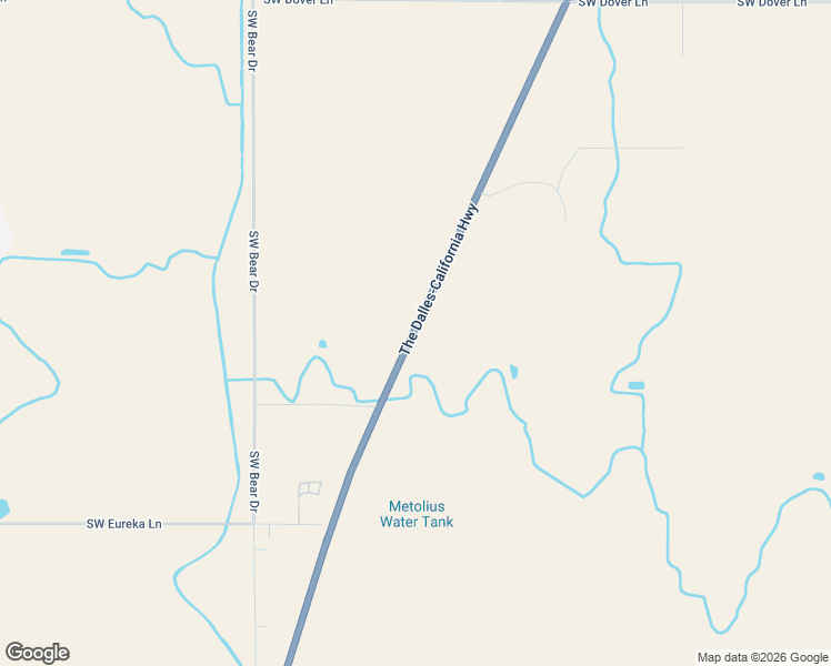 map of restaurants, bars, coffee shops, grocery stores, and more near 3647 Northeast Old US Highway 97 in Madras