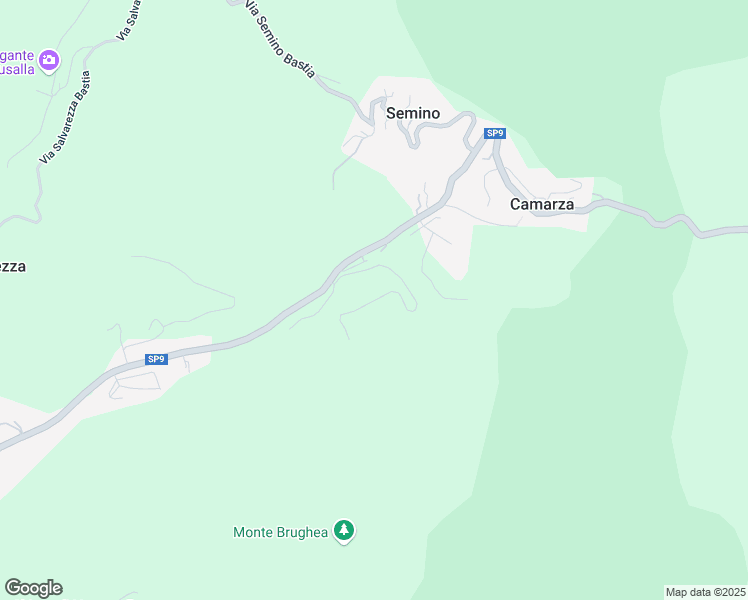 map of restaurants, bars, coffee shops, grocery stores, and more near 6C Via Costalovaia in Busalla