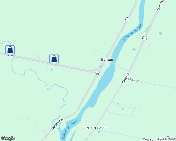 map of restaurants, bars, coffee shops, grocery stores, and more near 323 Neck Road in Benton