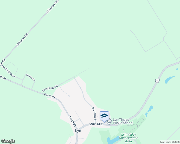 map of restaurants, bars, coffee shops, grocery stores, and more near 29 Cummings Road in Lyn