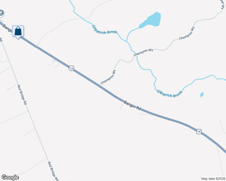 map of restaurants, bars, coffee shops, grocery stores, and more near 667 Bangor Road in Ellsworth