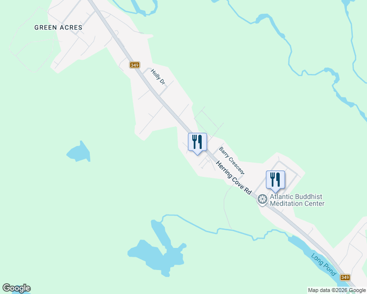 map of restaurants, bars, coffee shops, grocery stores, and more near 4 Hayes Street in Halifax