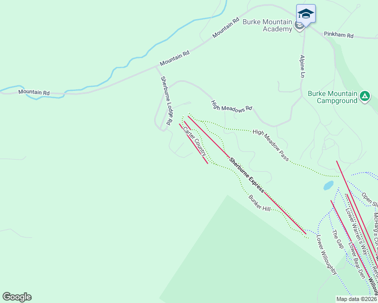 map of restaurants, bars, coffee shops, grocery stores, and more near 203 Powderhorn Road in Burke