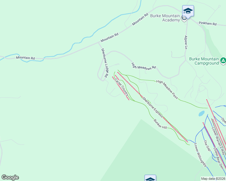 map of restaurants, bars, coffee shops, grocery stores, and more near 117 Powderhorn Road in Burke