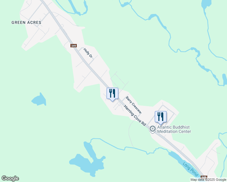 map of restaurants, bars, coffee shops, grocery stores, and more near 756a Herring Cove Road in Halifax