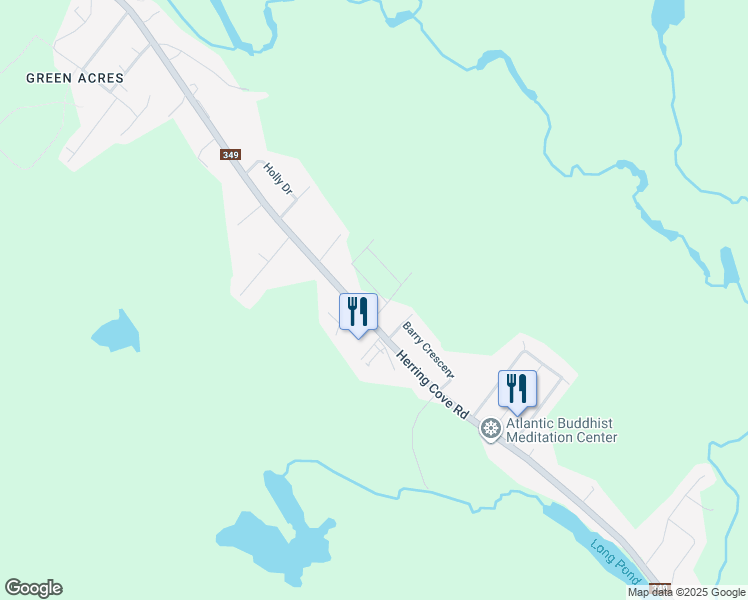 map of restaurants, bars, coffee shops, grocery stores, and more near in Herring Cove