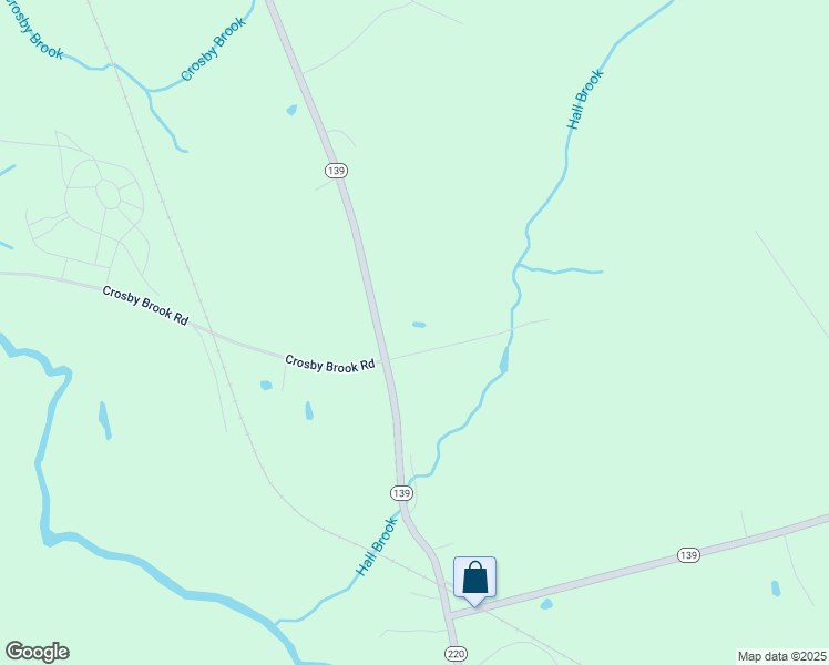 map of restaurants, bars, coffee shops, grocery stores, and more near 10 Berry Road in Thorndike