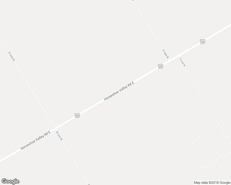 map of restaurants, bars, coffee shops, grocery stores, and more near 420 Horseshoe Valley Road East in Coldwater