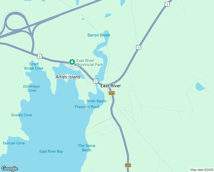 map of restaurants, bars, coffee shops, grocery stores, and more near 3701 Nova Scotia Trunk 3 in Chester