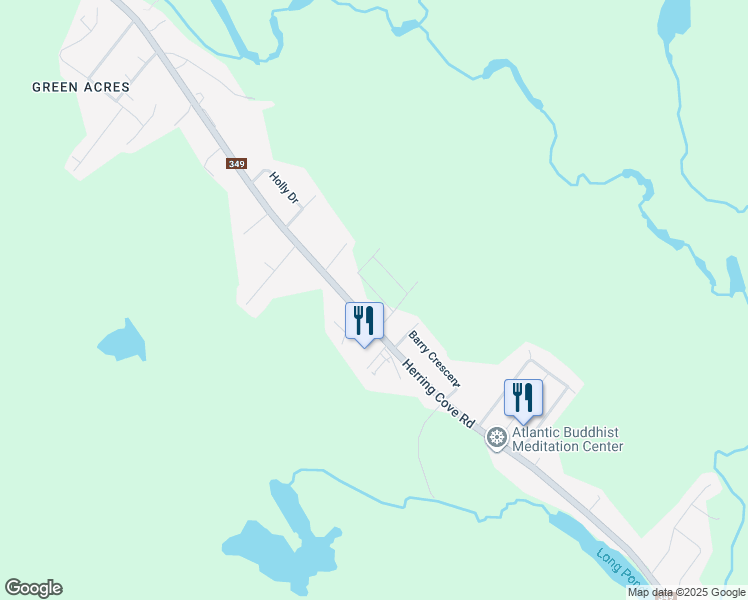 map of restaurants, bars, coffee shops, grocery stores, and more near 756a Herring Cove Road in Halifax