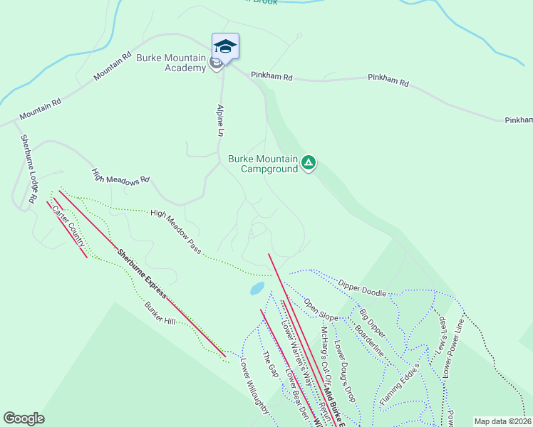 map of restaurants, bars, coffee shops, grocery stores, and more near 28 Mount Brook Road in Burke