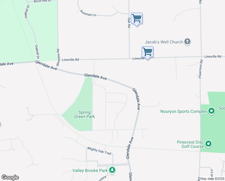 map of restaurants, bars, coffee shops, grocery stores, and more near 3921 Glendale Avenue in Green Bay