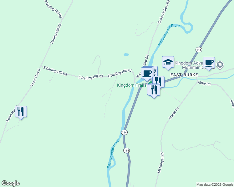 map of restaurants, bars, coffee shops, grocery stores, and more near 17 Garden Drive in Burke