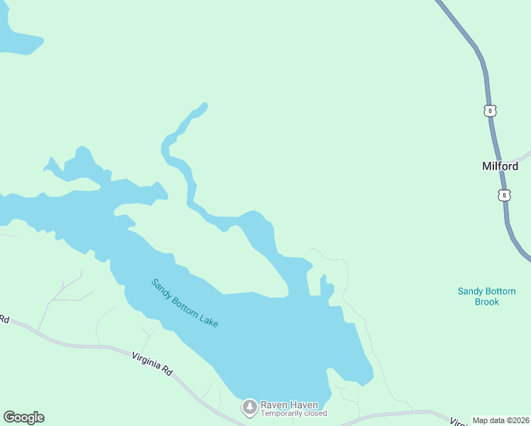 map of restaurants, bars, coffee shops, grocery stores, and more near in Milford