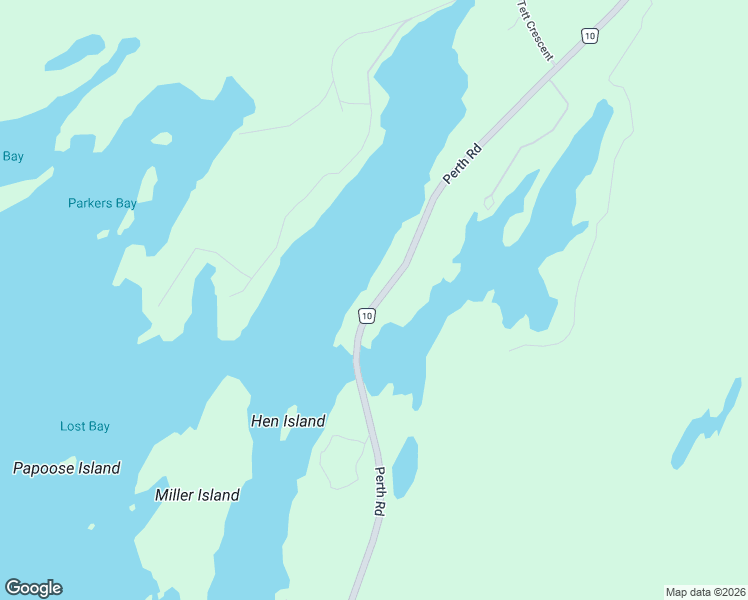 map of restaurants, bars, coffee shops, grocery stores, and more near 9087 Perth Road in Perth Road