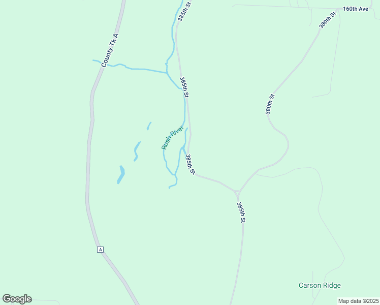 map of restaurants, bars, coffee shops, grocery stores, and more near N1350 385th Street in Maiden Rock