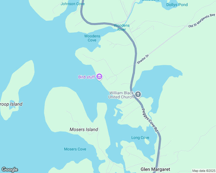 map of restaurants, bars, coffee shops, grocery stores, and more near in Glen Margaret