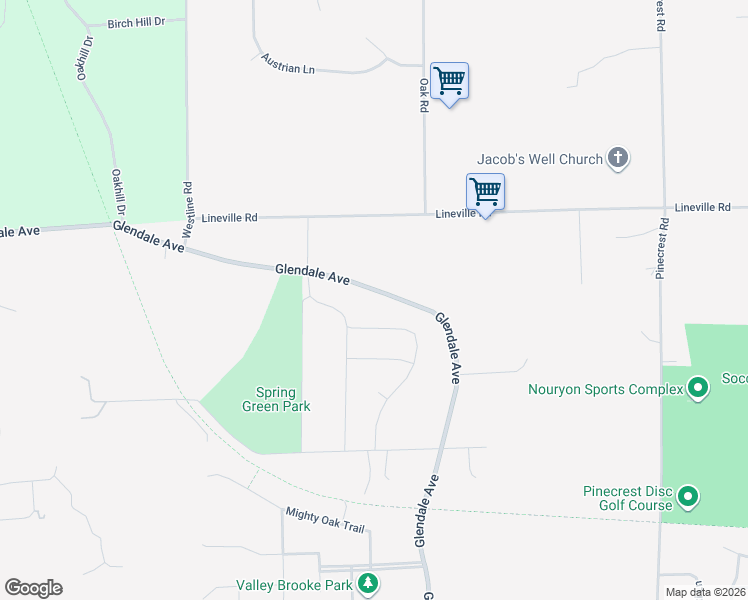 map of restaurants, bars, coffee shops, grocery stores, and more near 3921 Glendale Avenue in Green Bay
