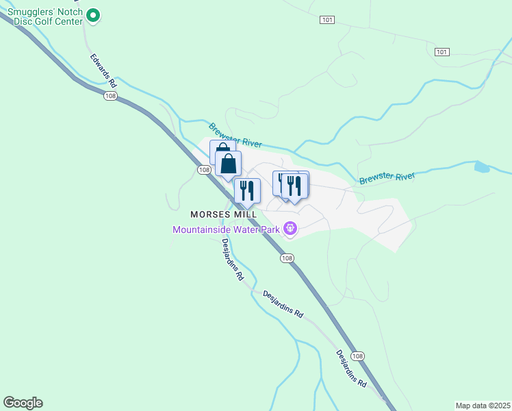 map of restaurants, bars, coffee shops, grocery stores, and more near 32 Mountain View Drive in Cambridge