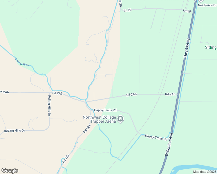 map of restaurants, bars, coffee shops, grocery stores, and more near 2-12 Trotter Road in Cody