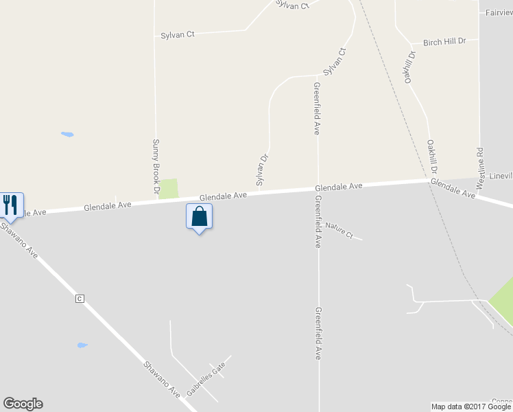 map of restaurants, bars, coffee shops, grocery stores, and more near 4473 Glendale Avenue in Green Bay