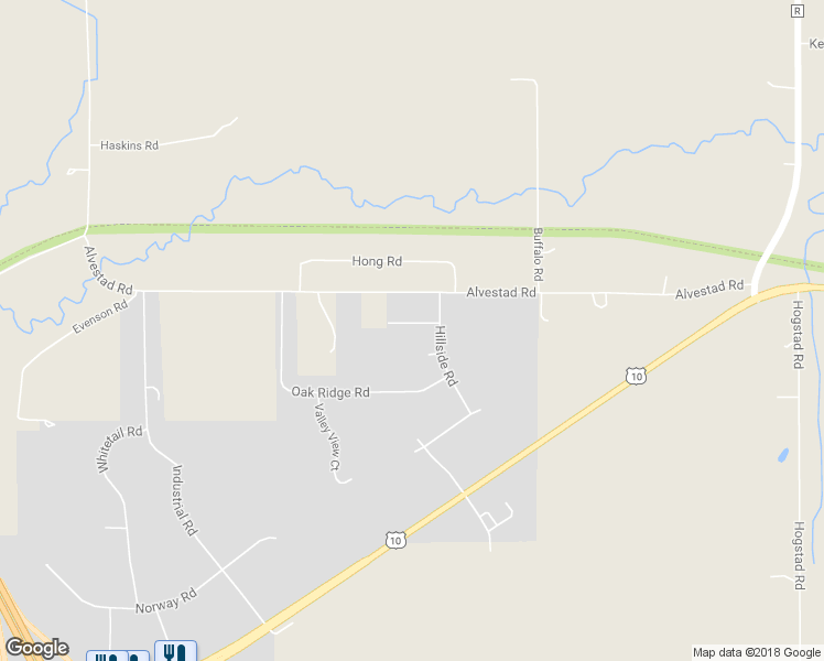 map of restaurants, bars, coffee shops, grocery stores, and more near 12165 Willow Lane in Osseo