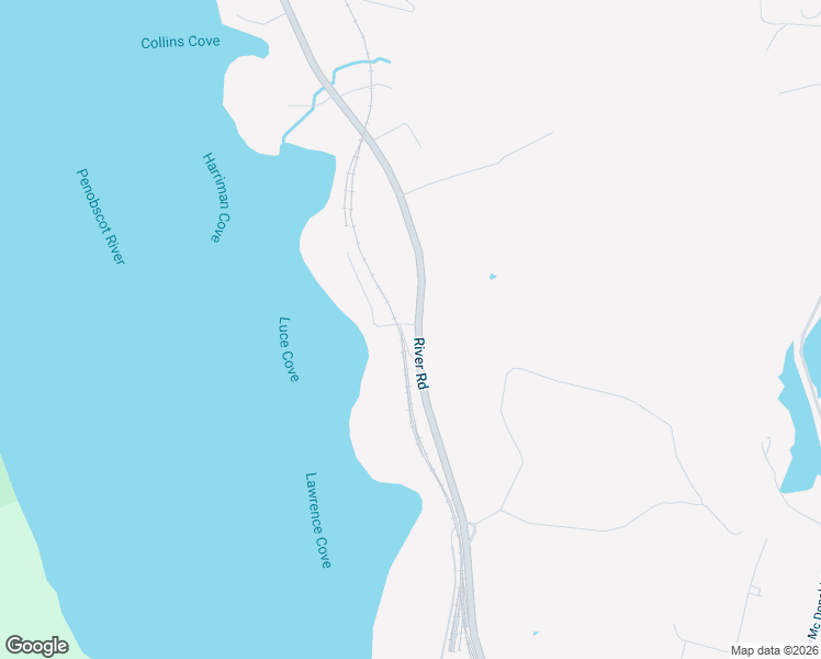 map of restaurants, bars, coffee shops, grocery stores, and more near 186 River Road in Bucksport