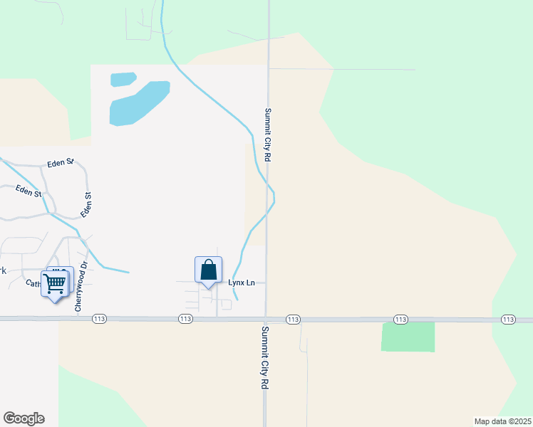 map of restaurants, bars, coffee shops, grocery stores, and more near 6677 Summit City Road in Kingsley