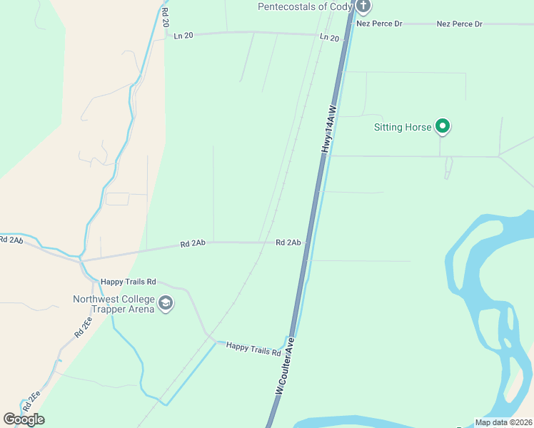 map of restaurants, bars, coffee shops, grocery stores, and more near 15 Harmony Road in Cody