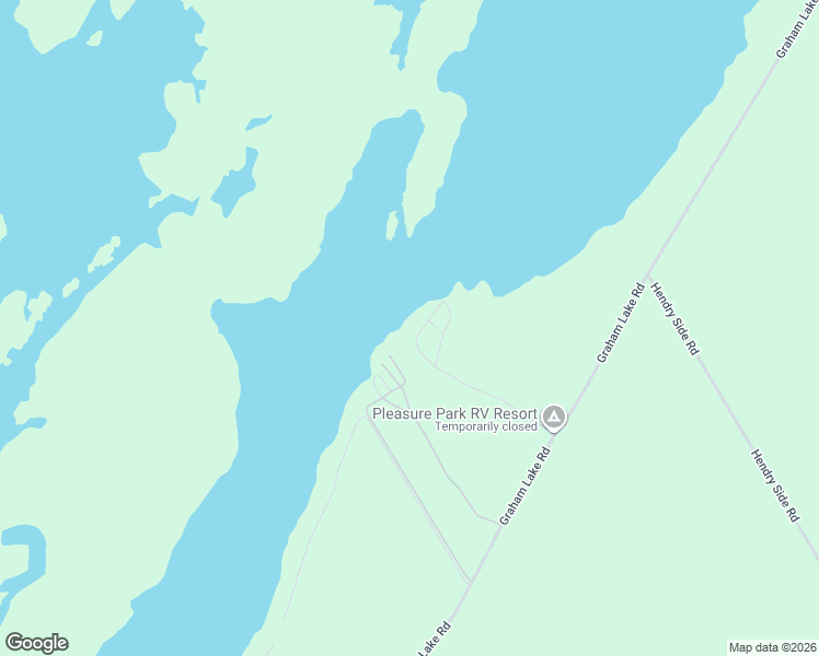 map of restaurants, bars, coffee shops, grocery stores, and more near 80 A Graham Lake Road in Mallorytown