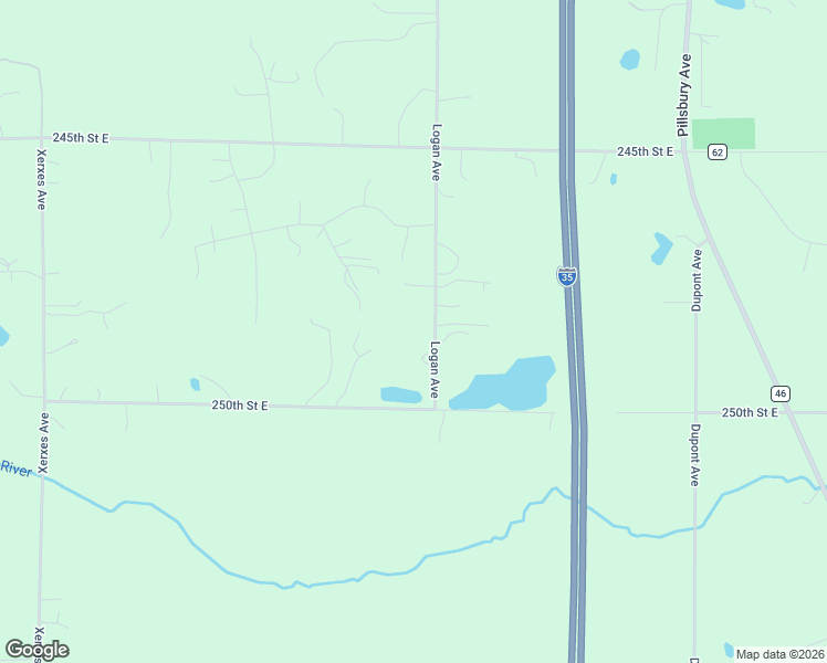 map of restaurants, bars, coffee shops, grocery stores, and more near 24904 Logan Avenue in Lakeville