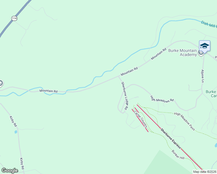 map of restaurants, bars, coffee shops, grocery stores, and more near 1080 Mountain Road in Burke