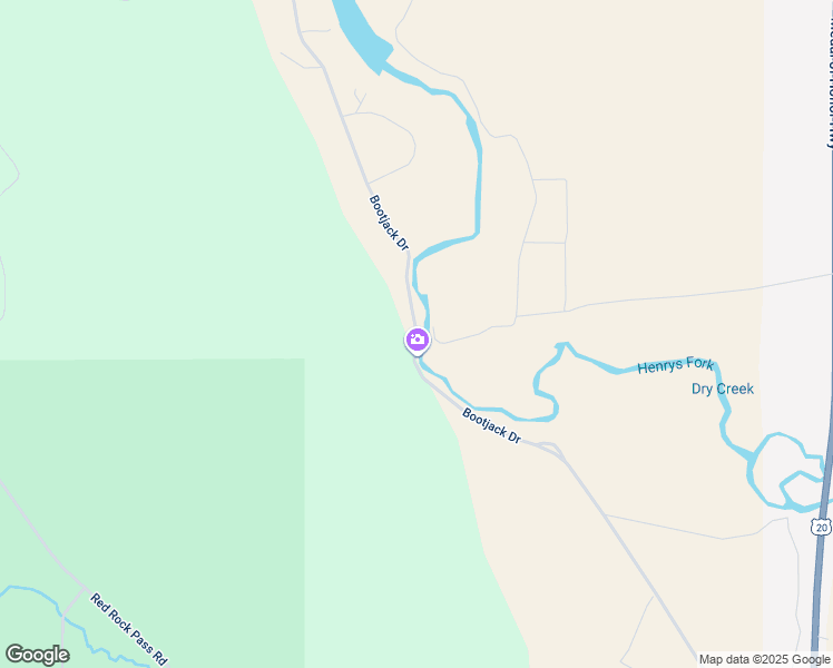 map of restaurants, bars, coffee shops, grocery stores, and more near Bootjack Drive in Island Park