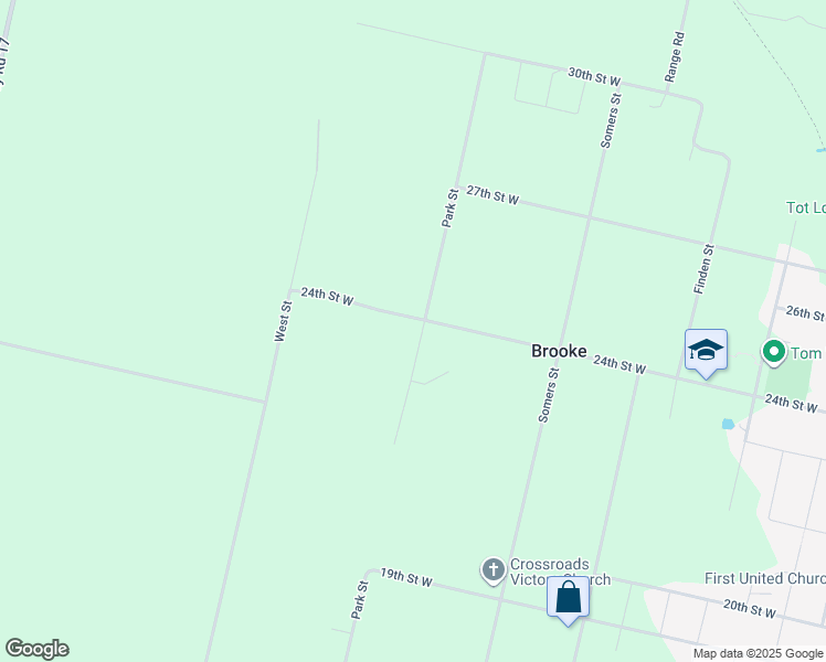 map of restaurants, bars, coffee shops, grocery stores, and more near 318 Park Street in Owen Sound