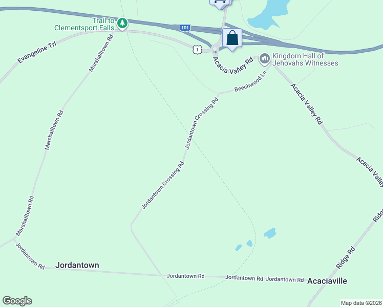 map of restaurants, bars, coffee shops, grocery stores, and more near 6 Jordantown Crossing Road in Digby