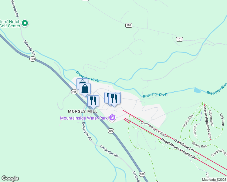 map of restaurants, bars, coffee shops, grocery stores, and more near 301 Mountain View Drive in Cambridge