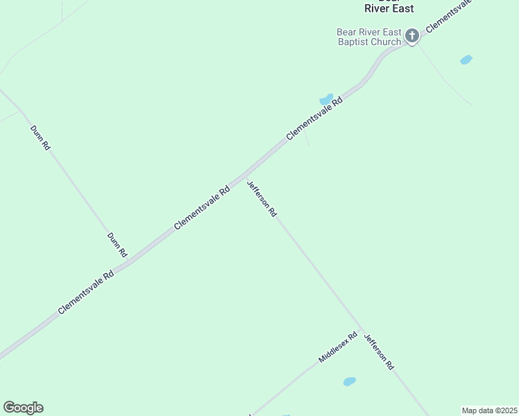 map of restaurants, bars, coffee shops, grocery stores, and more near 40 Jefferson Road in Bear River