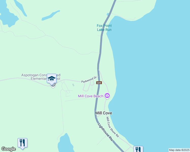 map of restaurants, bars, coffee shops, grocery stores, and more near 14 Parkwood Drive in Hubbards