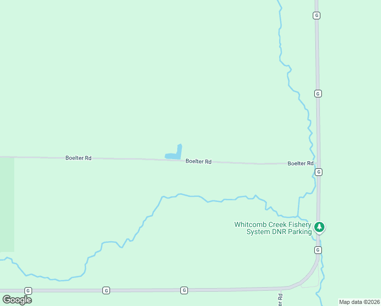 map of restaurants, bars, coffee shops, grocery stores, and more near E3538 Boelter Road in Iola