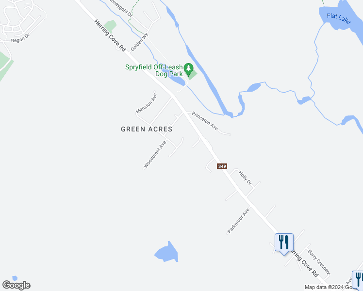 map of restaurants, bars, coffee shops, grocery stores, and more near 9 Chambers Court in Halifax