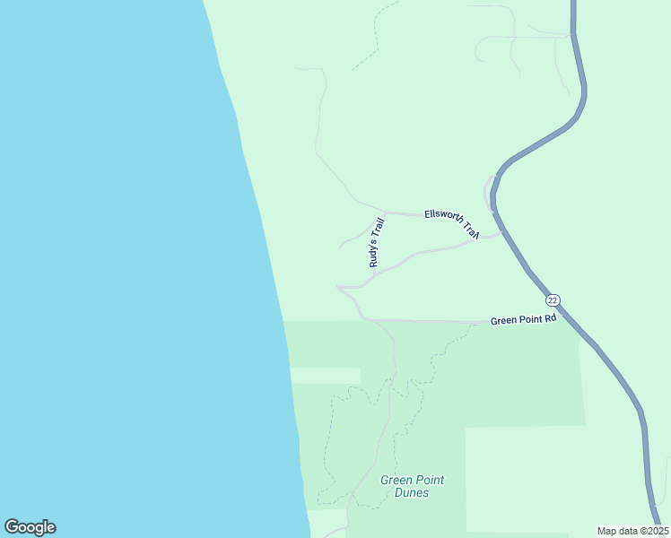 map of restaurants, bars, coffee shops, grocery stores, and more near Rudy's Trail in Frankfort