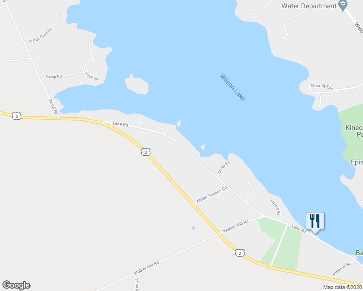 map of restaurants, bars, coffee shops, grocery stores, and more near 239 Lake Road in Wilton
